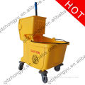 New Design Plastic Mop Stand ,Cleaning Bucket Wringer Trolleys (ZY-1306)